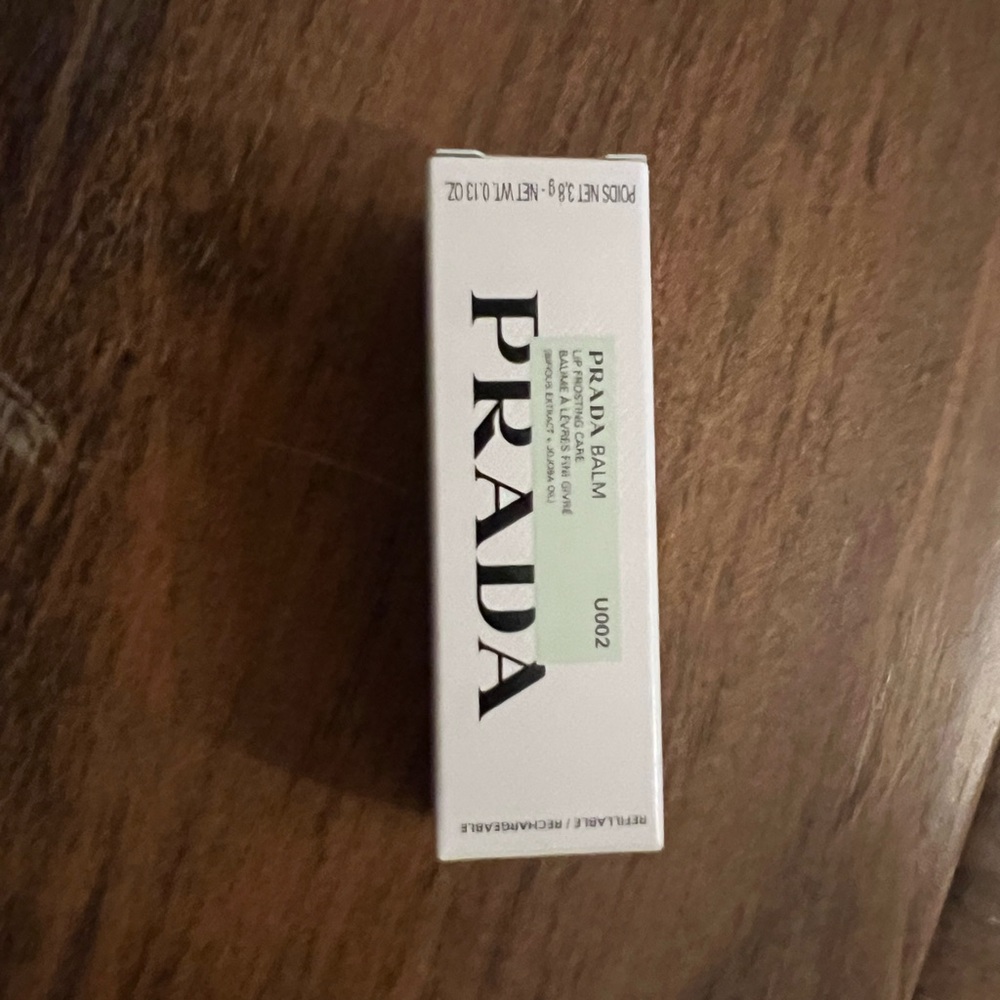 Prada Balm in Elegant White Box